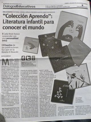 Colección Aprendo, Últimas Noticias, Caracas, 2010